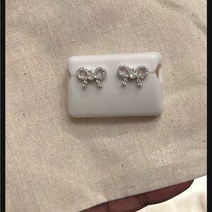 925 Silver Moissanite Stud Earrings